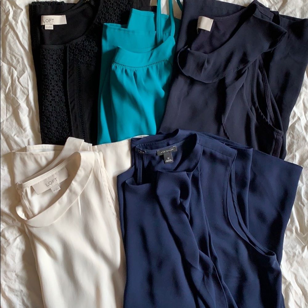 LOFT/Ann Taylor tank top bundle - Sz medium